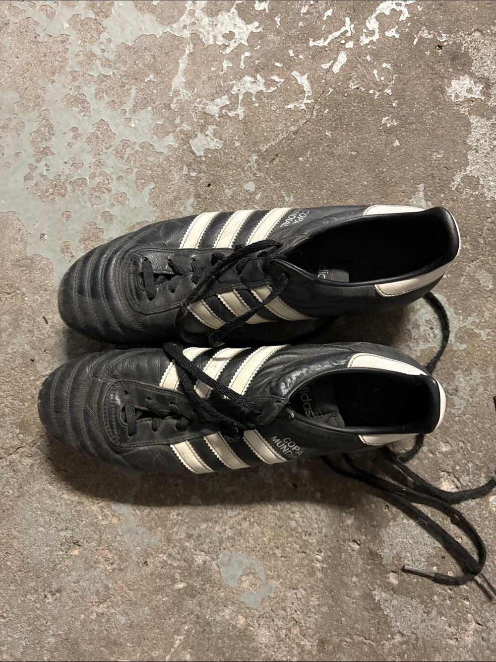 adidas Men’s Black and White Soccer Shoes